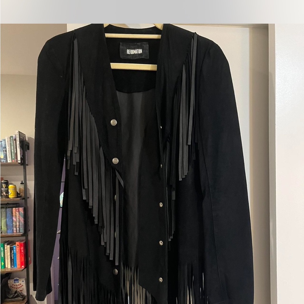 Reformation Suede Flynn Jacket